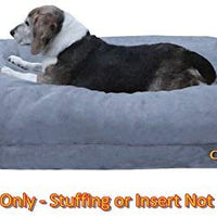 Dogbed4less DIY Do It Yourself - Juego de 2 fundas de almohada: funda de edredón con cremallera para mascotas, funda exterior + forro impermeable, funda interior en tamaño mediano o grande para perro y gato, solo fundas - BESTMASCOTA.COM