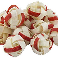 Dingo Goof Balls Rawhide Chews for Dogs, Made with Real Chicken Rawhide Treats - BESTMASCOTA.COM