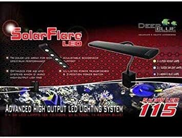 Deep Blue Solar Flare EX 24" Advanced LED Aquarium Hood - BESTMASCOTA.COM