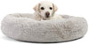 Best Friends by Sheri Lux Fur Donut Cuddler (varios tamaños) - Cama redonda para gatos y perros, alivio ortopédico, autocalentamiento y acogedor para un sueño mejorado, Prime, lavable a máquina, parte inferior resistente al agua - BESTMASCOTA.COM