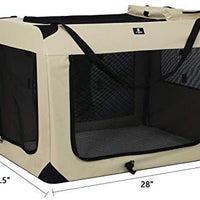 X-ZONE PET Jaula para perro plegable de 3 puertas, para interior y exterior, varios tamaños y colores disponibles - BESTMASCOTA.COM