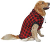 PAWZ grande perro tartán camisa Escudo Sudadera con Capucha Mascota Invierno Ropa suave y cálida - BESTMASCOTA.COM