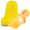 Lonni Hamster Water Bottle, 125 ML Small Animal Water Bottle Water Auto Dispenser with Food Container Base for Hamsters Rabbit Gerbil - BESTMASCOTA.COM