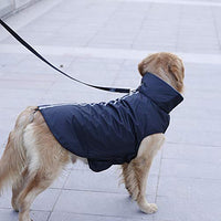 PETCEE - Chaqueta impermeable para perro, forro polar suave para invierno, deportes al aire libre, chaleco para mascotas, traje de nieve, ropa de doble superficie - BESTMASCOTA.COM