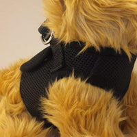 Arnés para perros de malla suave, cómodo para razas pequeñas, cachorros, juguetes, de 2 a 16 lb, en color rosa bebé, azul, negro, rojo, camuflado en tamaño pequeño, mediano, grande y extra grande - BESTMASCOTA.COM