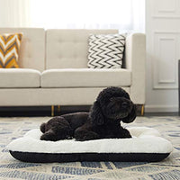 ANWA Dog Bed Pet Cushion Crate Mat Soft Pad Washable and Cozy for Medium Large Dog - BESTMASCOTA.COM