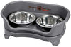 Neater Feeder Express - Cuencos elevados para perros y gatos, plato elevado para mascotas – cuencos de acero inoxidable para alimentos y agua para perros y gatos pequeños a grandes - BESTMASCOTA.COM