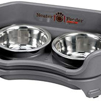 Neater Feeder Express - Cuencos elevados para perros y gatos, plato elevado para mascotas – cuencos de acero inoxidable para alimentos y agua para perros y gatos pequeños a grandes - BESTMASCOTA.COM