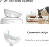 PETNOZ cuencos elevados para perro y gato, altura ajustable de 20 grados, diseño de inclinación de 20 grados, soporte de protección para el cuello, elevados en la parte inferior para gatos y perros pequeños - BESTMASCOTA.COM