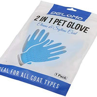 Pet Hair Remover Glove - Gentle Pet Grooming Glove Brush - Efficient Deshedding Glove - Massage Mitt with Enhanced Five Finger Design - Perfect for Dogs & Cats with Long & Short Fur - 1 Pack - BESTMASCOTA.COM