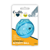 OurPets IQ Treat Ball Interactive Food Dispensing Dog Toy (Colors May Vary) - BESTMASCOTA.COM