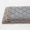 Petsure - Alfombrilla de espuma viscoelástica para cajón de perro, para perros y gatos pequeños, medianos, grandes, apta para cajas de 36 pulgadas, 42 pulgadas, 48 pulgadas, almohadilla ortopédica para perros, parte inferior antideslizante, color gris - BESTMASCOTA.COM