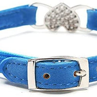 KOOLTAIL Heart Bling Cat Collar with Safety Belt and Bell 8-11 Inches - BESTMASCOTA.COM