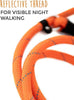 Correa para perro Mighty Paw Slip Rope | 6 pies, talla única, correa de cuerda deslizante. Fácil de poner, no necesita collar o arnés. Cuerda de escalador duradera y resistente a la intemperie con costuras reflectantes (naranja) - BESTMASCOTA.COM