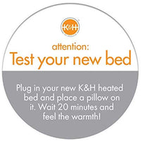 K&H Pet Products Extreme Weather Kitty Pad Petite Tan 9" x 12" 25W 9.0 x 12.0 in - BESTMASCOTA.COM