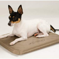 K&H PET PRODUCTS Lectro-Soft cama para mascotas al aire libre, bronceado, grande, 60 W - BESTMASCOTA.COM