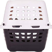 Petmate - Caseta de plástico para mascotas con puerta cromada - BESTMASCOTA.COM