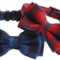 KUDES - Juego de 2 collares para gato con pajarita y campana para gatitos y algunos cachorros, ajustable de 7.8 a 10.5 pulgadas - BESTMASCOTA.COM