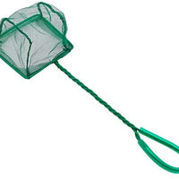 Pawfly 4 Inch Aquarium Net Fine Mesh Small Fish Catch Nets with Plastic Handle - Green - BESTMASCOTA.COM