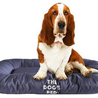 Cama para perro resistente al agua, calidad de M a XXL, tela Oxford gris duradera, funda extraíble lavable, cremalleras YKK resistentes, camas para perros para el hogar y el exterior, cachorro y toda la comodidad de la mascota - BESTMASCOTA.COM
