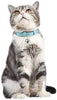 Lumimi - Collar para gato, collar para cachorro, piel auténtica, longitud ajustable, fácil de limpiar, duradero y seguro, incluye cascabel y perforador, multicolor - BESTMASCOTA.COM