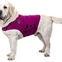 X@HE - Chaleco de alivio de ansiedad para perro, chaleco para mantener la comodidad, chaleco para perros de talla XS, M, L, XL, azul marino, gris, rosa, rojo y camuflaje - BESTMASCOTA.COM