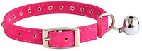 KOOLTAIL - Collar de terciopelo elástico de seguridad para gato, con cristales y campana, 20,32 a 10.5 in - BESTMASCOTA.COM