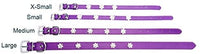 aolove Moda Rhinestones Diamante Flor Ajustable Piel Sintética mascota collares para gatos cachorro perros pequeños - BESTMASCOTA.COM