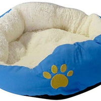 Evelots suave mascota cama, Cats & Dogs, 17" D x 5" H, varios colores - BESTMASCOTA.COM