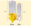 Yu-Xiang - Dispensador de agua para pájaros con cuchara, pequeños alimentos para animales y cuencos de Mynah, fuente para beber de loro, 1.7 fl oz/6.8 fl oz, alimentador automático de color al azar - BESTMASCOTA.COM