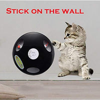 Juguete para gato robótico interactivo PetDroid, juguete para colgar eléctrico oculto con movimiento para gato y ratón, segunda generación (negro) (cola de ratón blanco) - BESTMASCOTA.COM