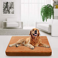 JoicyCo - Colchón ortopédico para cama de perro, lavable, antideslizante, con funda extraíble - BESTMASCOTA.COM