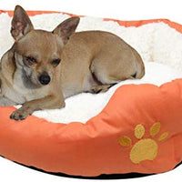 Evelots suave mascota cama, Cats & Dogs, 17" D x 5" H, varios colores - BESTMASCOTA.COM