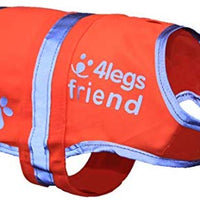 Chaleco reflectante de seguridad para perros, 5 tamaños para adaptarse a perros de 10 libras – 130 libras: alta visibilidad para actividades al aire libre día y noche, mantiene a tu perro visible, seguro de coches y accidentes de caza | Blaze Orange chale - BESTMASCOTA.COM