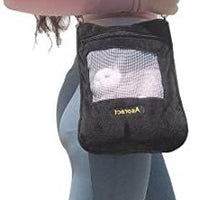 Asoract Hedgehog Carrier Pouch, Newly Designed Sugar Glider Bonding Pouch Super Soft Coral Fleece Portable Small Animal Travel Carrier with Adjustable Shoulder Strap Breathable Mesh for Sugar Gliders - BESTMASCOTA.COM