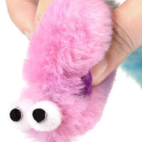 Chiwava 4 paquetes de 15 pulgadas de largo suave peluche gato juguetes ratones rustle sonido pequeño ratón actividad interactivo juguete - BESTMASCOTA.COM