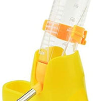 Lonni Hamster Water Bottle, 125 ML Small Animal Water Bottle Water Auto Dispenser with Food Container Base for Hamsters Rabbit Gerbil - BESTMASCOTA.COM