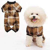 KOOLTAIL - Pijama para perro, a cuadros, para ropa de invierno para perros, suave y cálido, apto para perros pequeños, medianos y grandes - BESTMASCOTA.COM