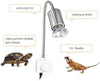 Decdeal 25 W 360 ° lámpara de calefacción, lámparas de calefacción y soporte de lámpara para reptiles acuario tortuga, lagarto, serpiente - BESTMASCOTA.COM