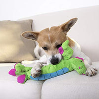 GoDog Skinny Dragons con protector para masticar, juguetes para perros de peluche duraderos con chirriadores - BESTMASCOTA.COM