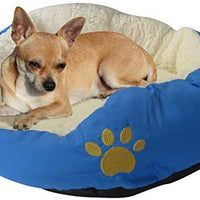 Evelots suave mascota cama, Cats & Dogs, 17" D x 5" H, varios colores - BESTMASCOTA.COM