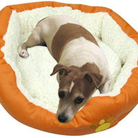 Evelots suave mascota cama, Cats & Dogs, 17" D x 5" H, varios colores - BESTMASCOTA.COM