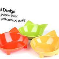 Cuencos de comida para gatos, de cGy, antideslizantes, para mascotas, cuencos de agua poco profundos, para gatos, cuencos anchos para aliviar el estrés, la fatiga, para mascotas, para perros, gatos, conejos - BESTMASCOTA.COM