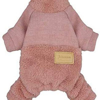 Fitwarm - Ropa de invierno para perro, cuello de tortuga, color rosa - BESTMASCOTA.COM