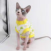 Sphynx - Camisetas de algodón para mascotas con cuello redondo, sin mangas, para gatos y perros pequeños - BESTMASCOTA.COM