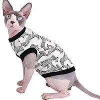 Sphynx - Camisetas de algodón para mascotas con cuello redondo, sin mangas, para gatos y perros pequeños - BESTMASCOTA.COM