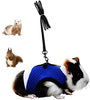 PERSUPER - Soft Mesh Small Pet Harness with Bell, No Pull Comfort Padded Vest Durable Nylon，Guinea Pig Harness and Leash Set， All Season for Bunny, Ferret， Rats, Iguana, Hamster, Bearded Dragon - BESTMASCOTA.COM