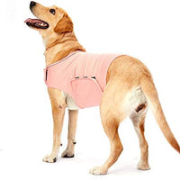 Furubaby Ansiety - Abrigo para perro con camisa, para perros pequeños, medianos, grandes, XL, color sólido, azul, gris, verde, rosa, rosa (rosa) - BESTMASCOTA.COM