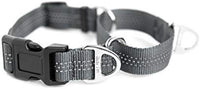 Collar de entrenamiento de nailon Mighty Paw Martingale. Nuestro collar de zapatillas de entrenamiento aprobado limitado. Collar de cincha modificado para una fuerza controlada para un entrenamiento óptimo. Costuras reflectantes para mantener a tu perro s - BESTMASCOTA.COM