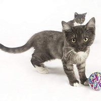 Pet Craft Supply Yowlin' Yarn - Multi Color Yarn Balls with Rattle Cat Toys - BESTMASCOTA.COM